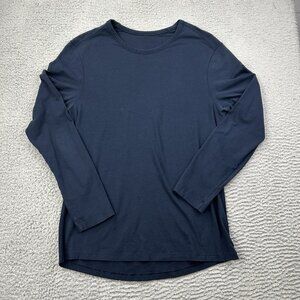 Lululemon Navy Long Sleeve Women’s Shirt Size 8 Athletic Leisure Crew